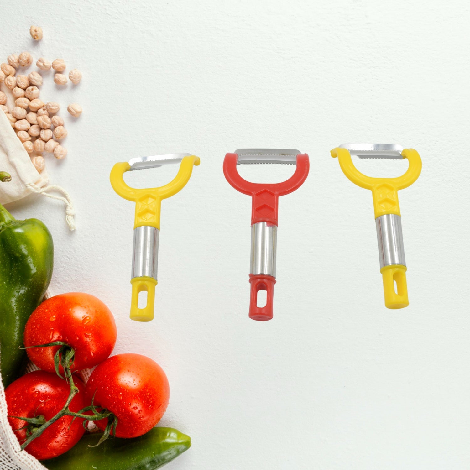 5510 Fruit Peeler Vegetable Peel Removal Tool, Peeler Julienne Peeler Serrated Peeler for Carrots Apples Potatoes and All Types of Vegetable and Fruit Multi-Used Skin Slicer Shredder (12 Pc Set) 5510 Fruit Peeler Vegetable Peel Removal Tool, Peeler Julienne Peeler Serrated Peeler for Carrots Apples Potatoes and All Types of Vegetable and Fruit Multi-Used Skin Slicer Shredder (12 Pc Set)